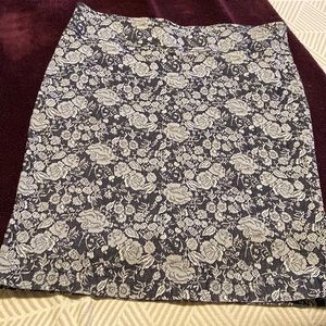 Floral Pencil skirt